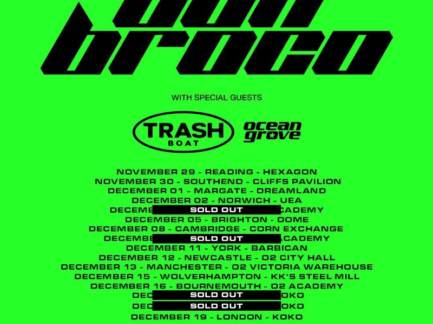 Don Broco's upcoming UK tour dates.